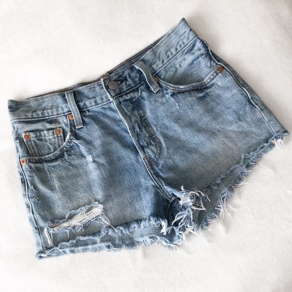 Levi’s 501 Original HR Denim Shorts - Picture 2 of 12